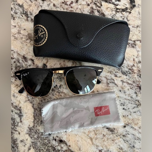 Clubmaster Rayban Sunglasses (Polarized)